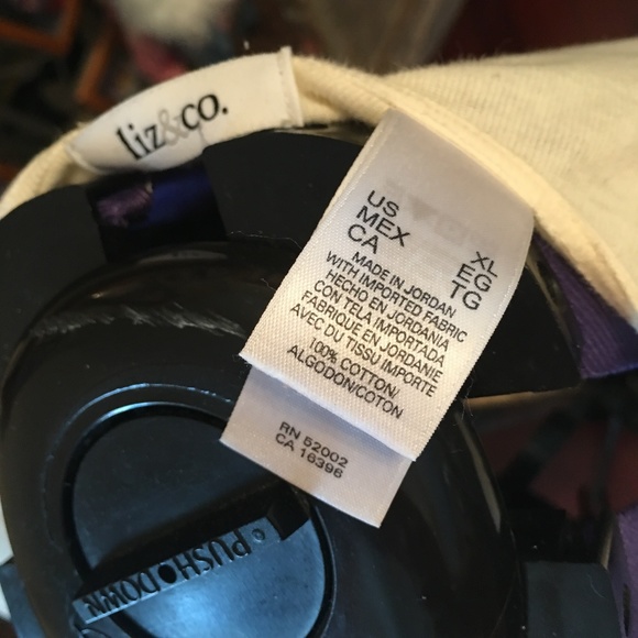 White V Neck  Women's Large in Womens Long Sleeve - Picture 4 of 4